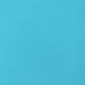 Solid Aqua Blue Jacquard Cotton Fabric, 48 Inches Plain Weave, TU-2016