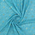 Aqua Blue Traditional With Foil Print Cotton Slub Fabric Trade UNO