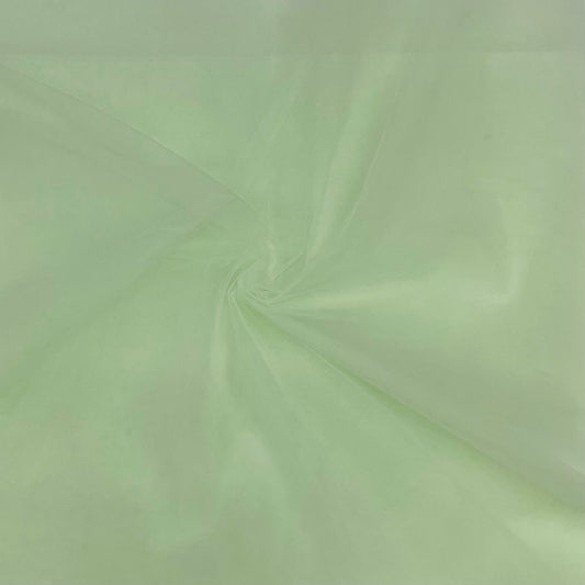 Light Green Solid Net Fabric