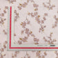 Baby Pink Floral With Foil Print Rayon Fabric Trade UNO