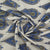 Beige & Blue Handblock Print Cotton Fabric Trade UNO