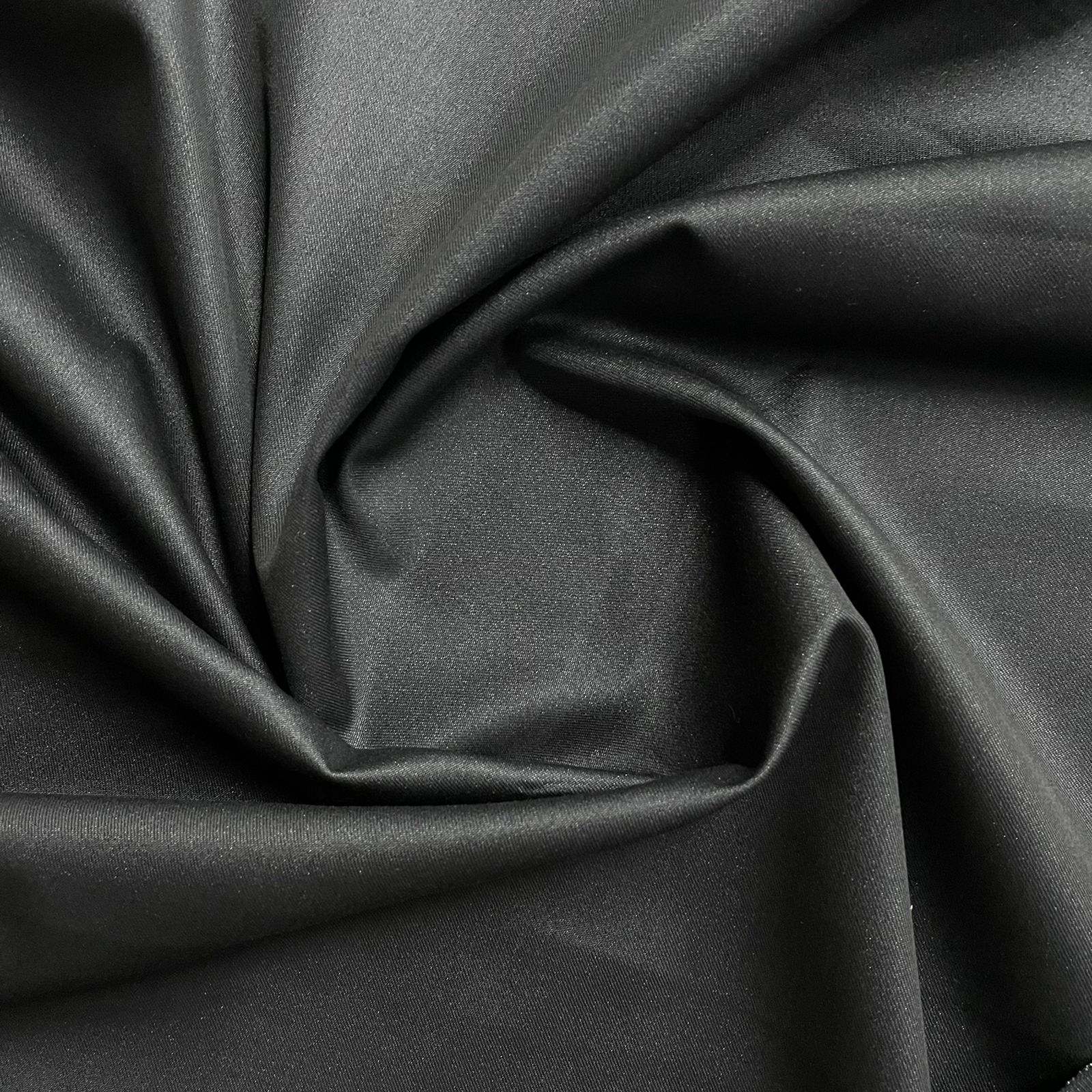 Black Solid Viscose Suiting Fabric - TradeUNO