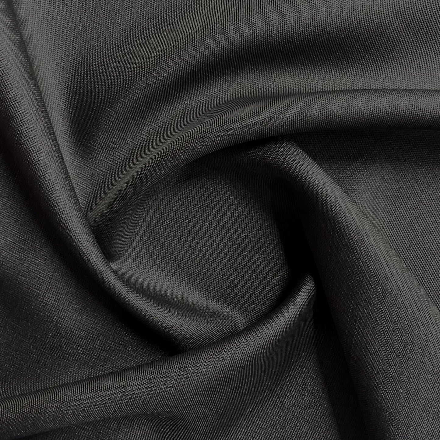 Black Solid Viscose Suiting Fabric