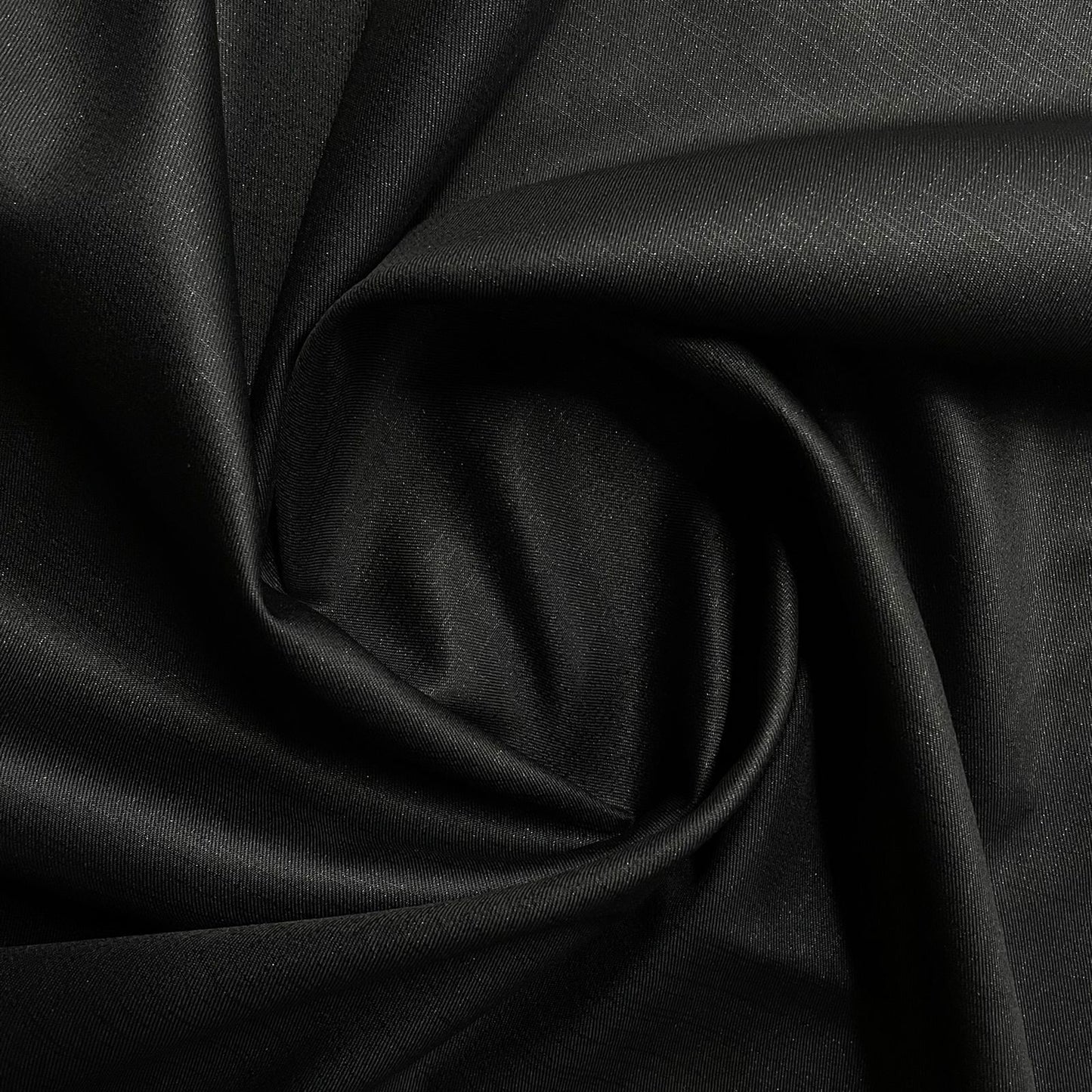 Black Solid Viscose Suiting Fabric