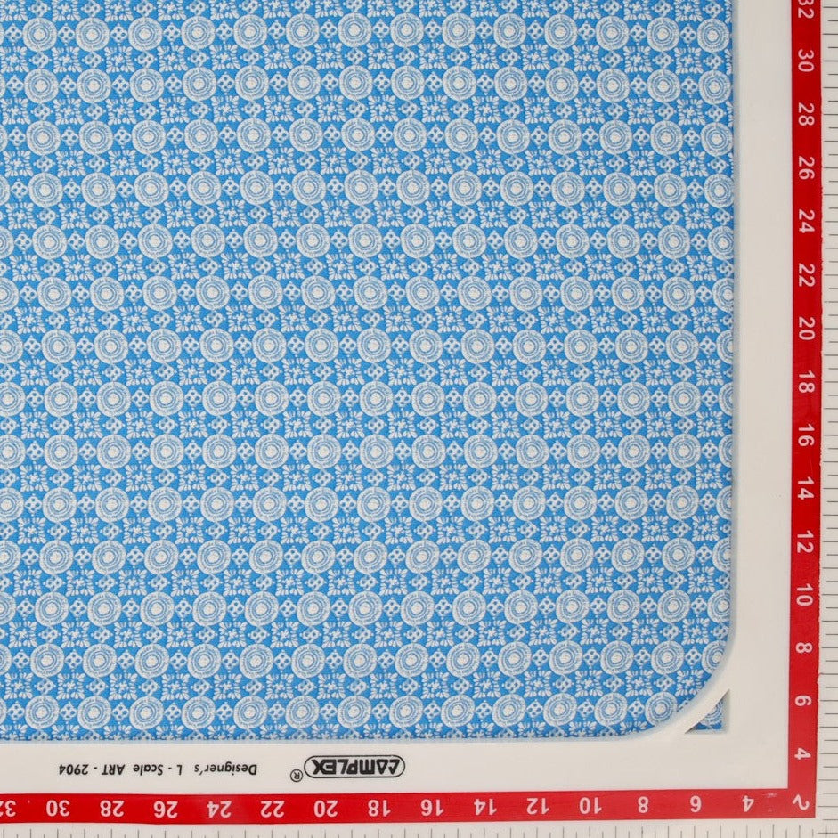 Buy Sky Blue Digital Print Rayon Fabric Online India