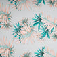 Blue Leafy Floral Print Rayon Fabric online india