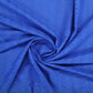 Blue Solid Jacquard Cotton Fabric 48 Inches Plain Weave
