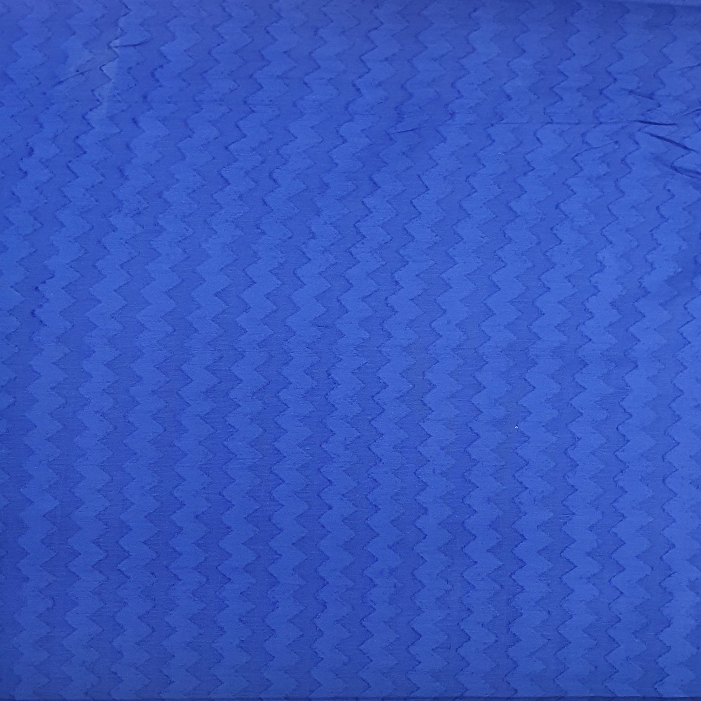 Blue Solid Jacquard Cotton Fabric 48 Inches Plain Weave