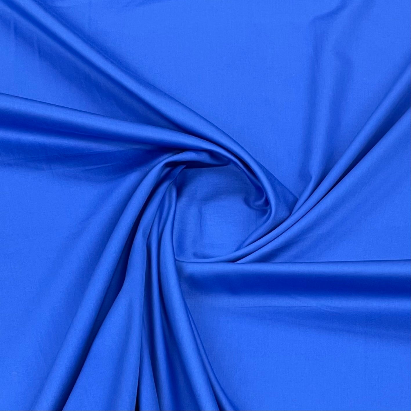 Blue Solid Benz Cotton Fabric - TradeUNO