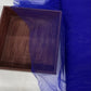 Blue Solid Net Fabric ,Plain Weave 44 in - TradeUNO