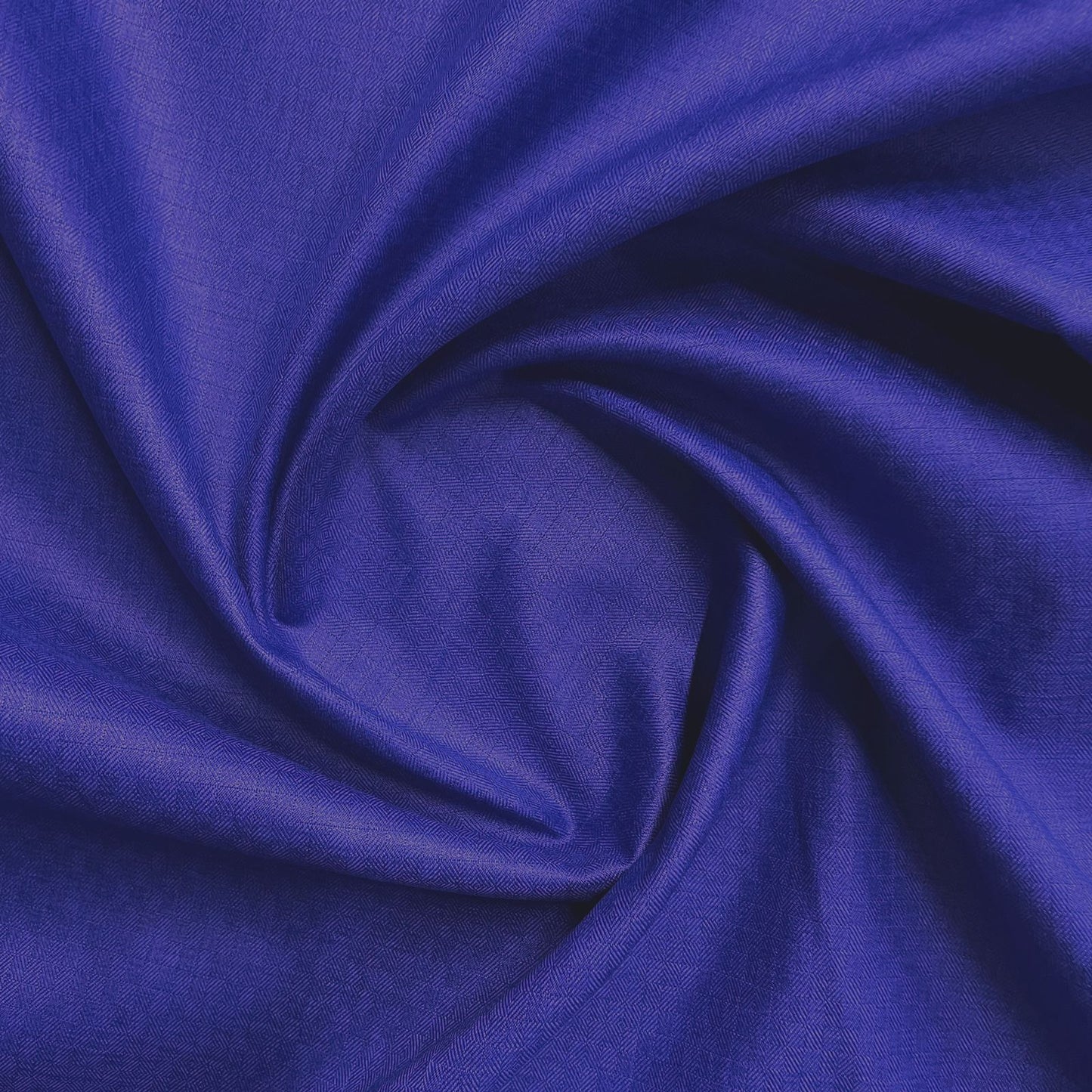 Blue Solid Viscose Suiting Fabric