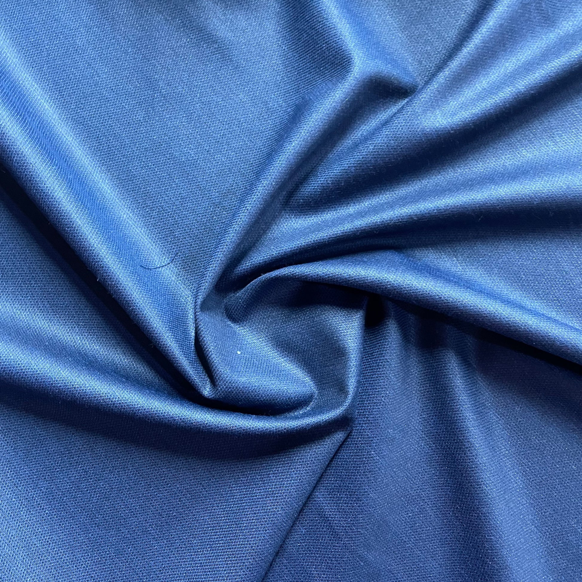 Blue Solid Viscose Suiting Fabric - TradeUNO