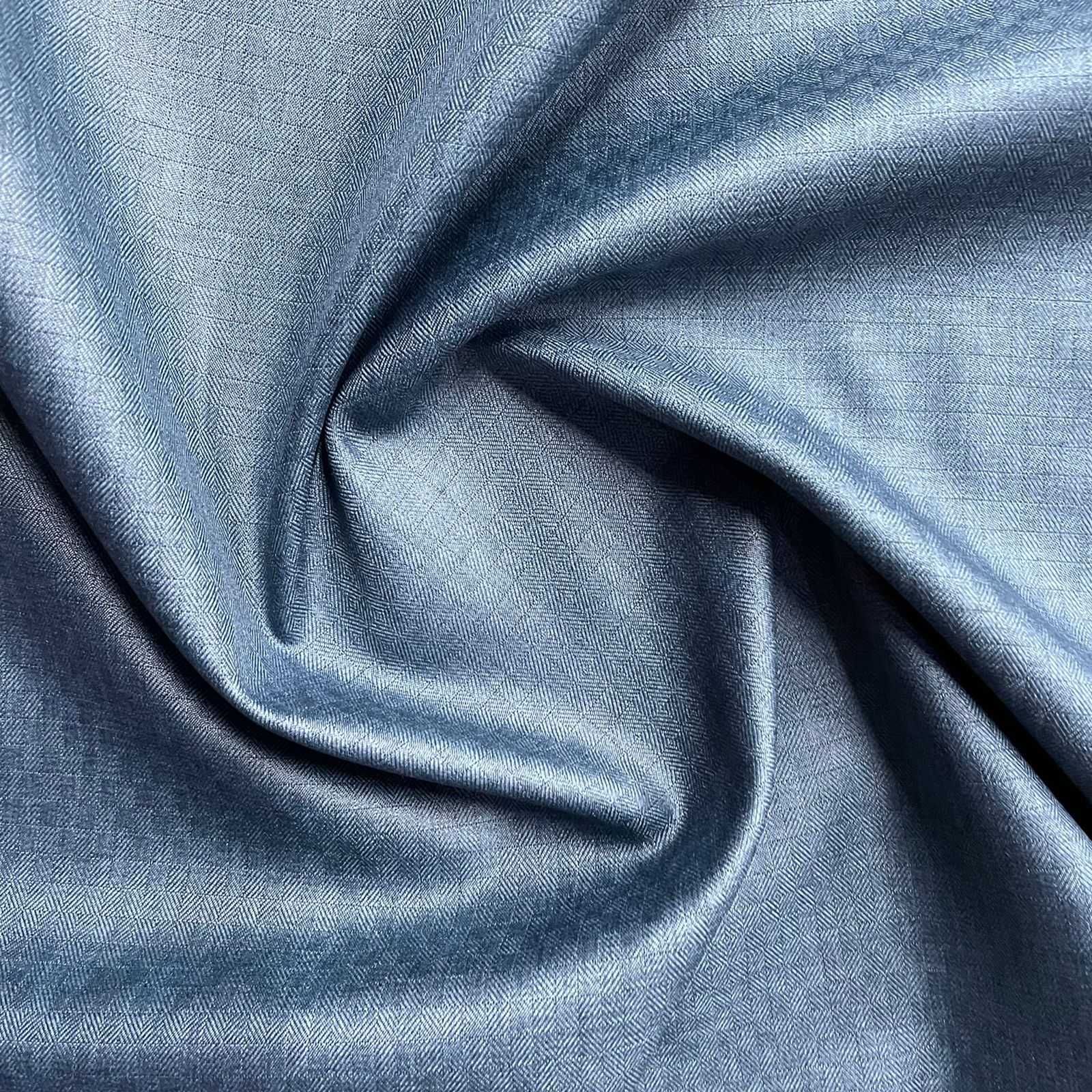 Blue Solid Viscose Suiting Fabric - TradeUNO