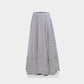 Blue & Cream Traditional Print Viscose Dobby Fabric - TradeUNO