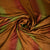 Brown Multi Color Marble Print Satin Fabric Trade UNO