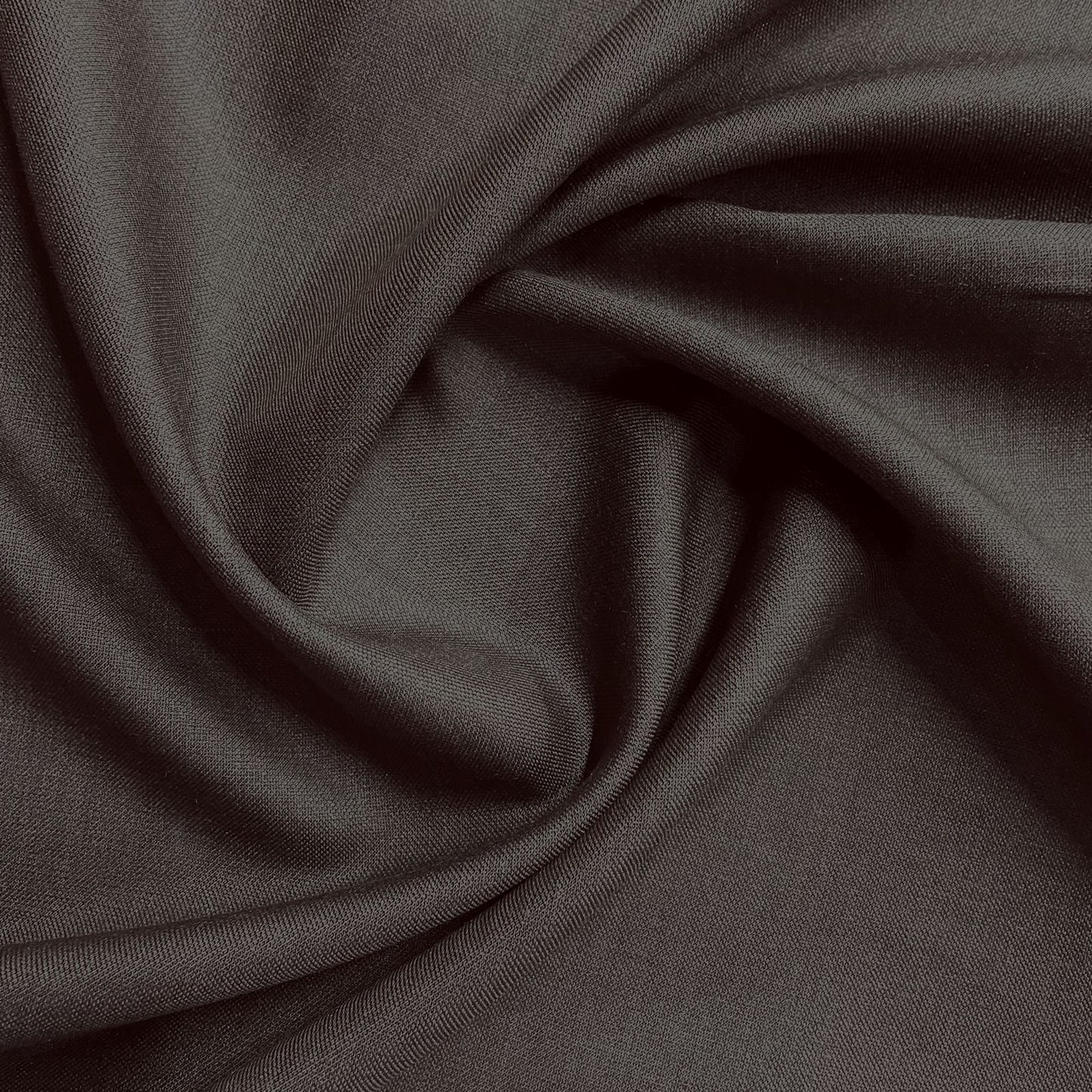 Brown Solid Poly Viscose Suiting Fabric