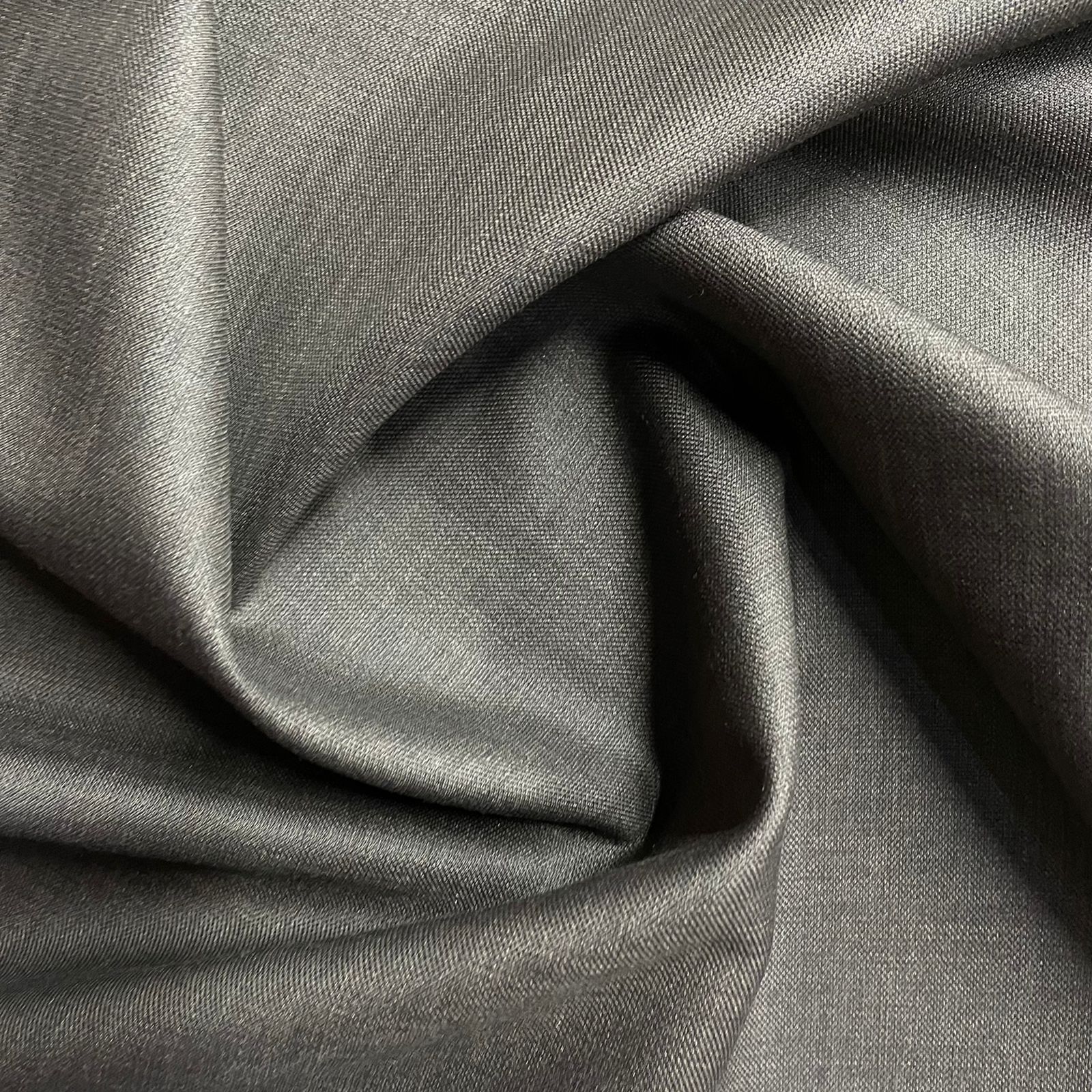 Brown Solid Poly Viscose Suiting Fabric - TradeUNO