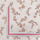 Beige Floral Foil Print Rayon Fabric