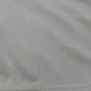Cream Solid Suede Fabric