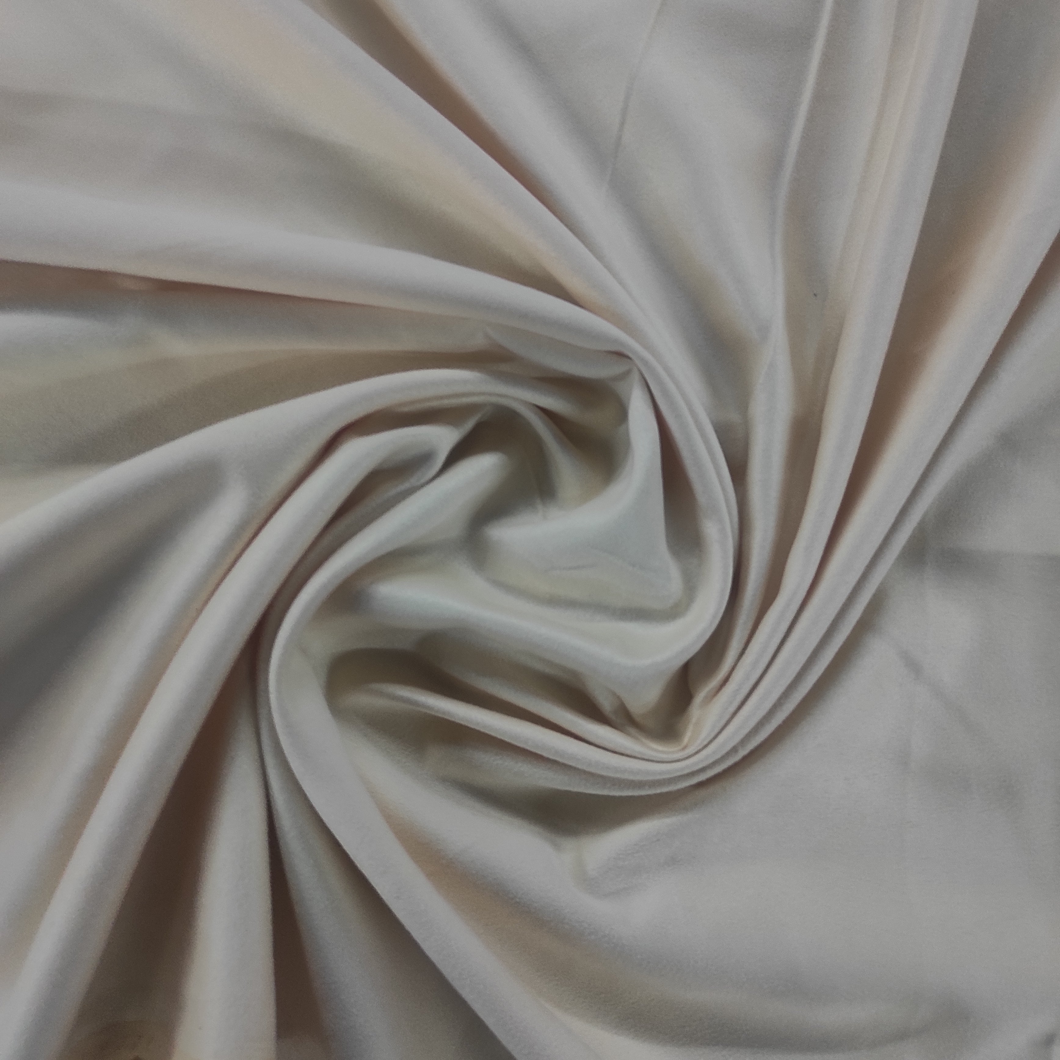 Cream Solid Suede Fabric Trade UNO