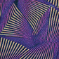 Purple & Yellow Geometrical Print Viscose Dobby Fabric Trade UNO