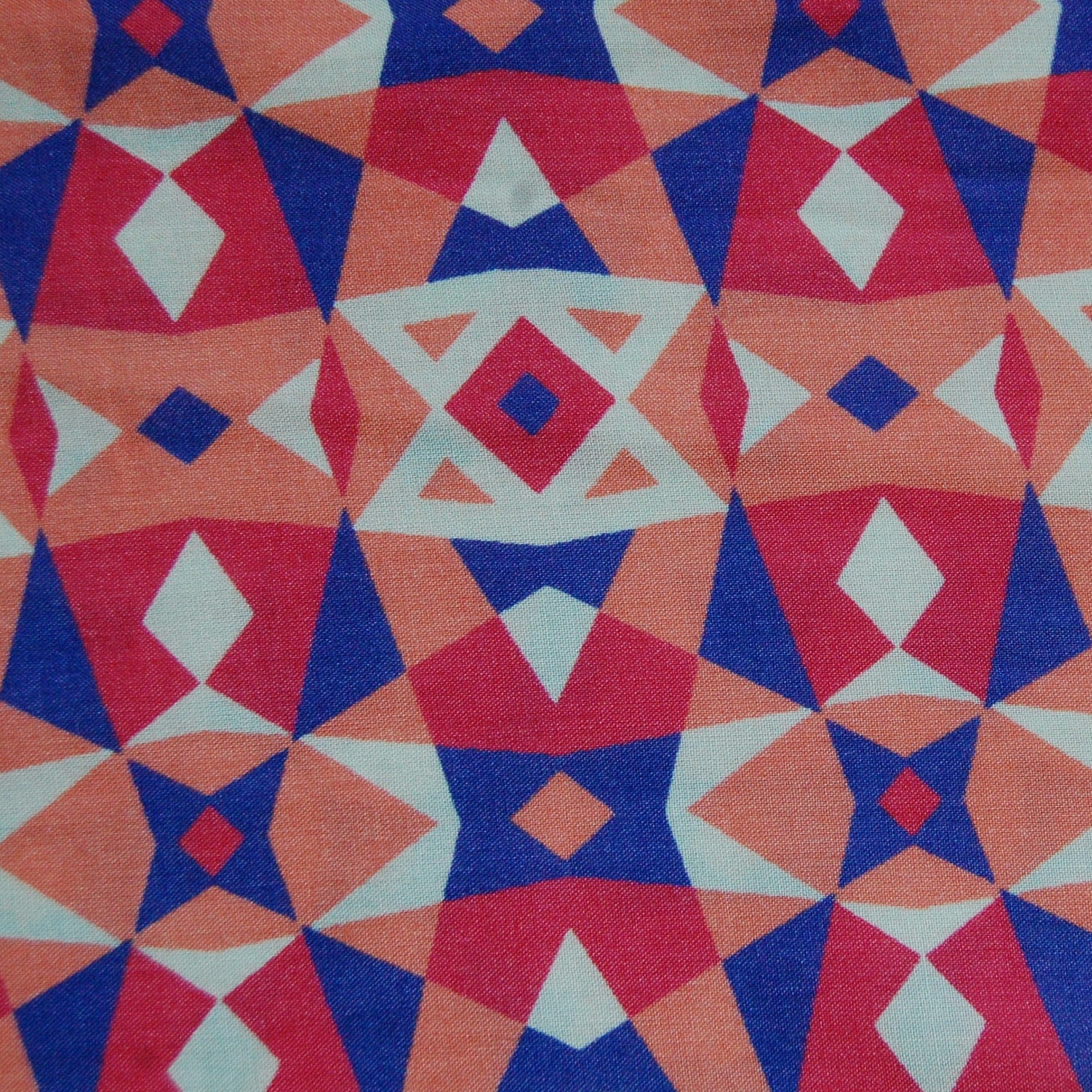 Multi Color Geometrical Print Viscose Print Trade UNO