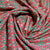 Red Traditional Print Viscose Fabric Trade UNO