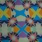 Multi Color Star Print Twill Fabric Trade UNO