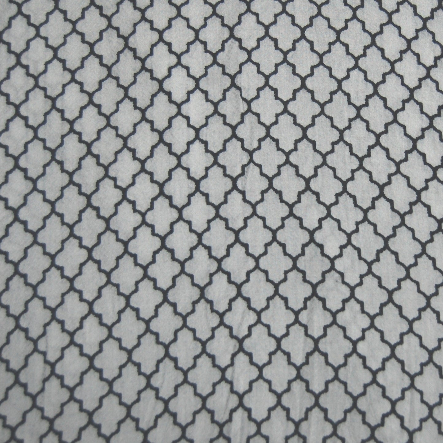 Grey Geometrical Print Viscose Dobby Fabric Trade UNO