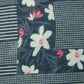 Black Floral Print Viscose Dobby Fabric Trade UNO