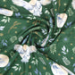 Green Owl Print Spun Fabric Trade UNO