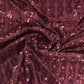 Maroon Net Sequence Fabric Trade UNO