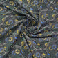Dark Brown Hand Block Print Cotton Fabric Trade UNO