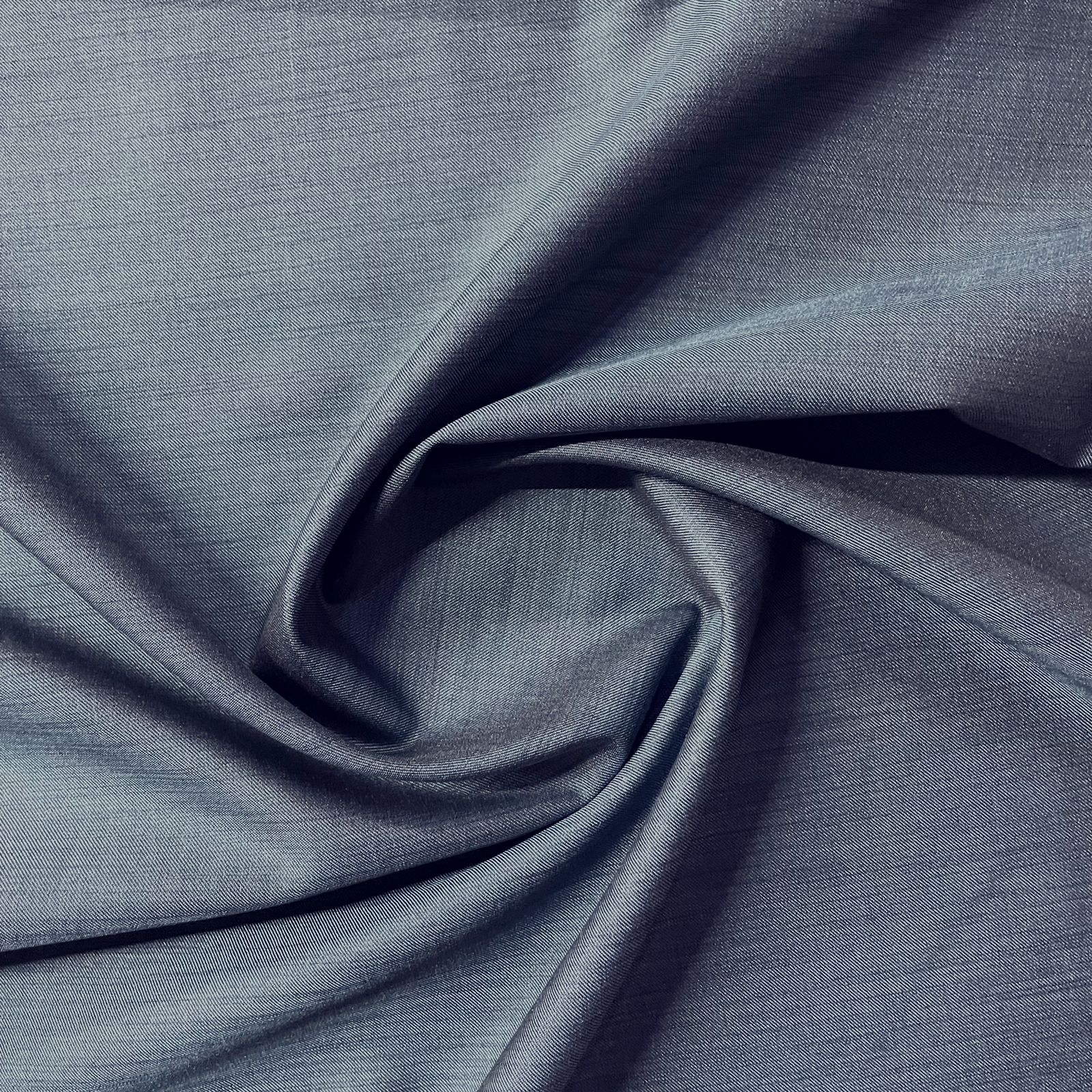 Dark Grey Solid Poly Viscose Suiting Fabric - TradeUNO