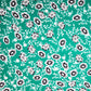 Shop Green Black & white Ditsy Floral Rayon Fabric