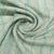 Green Floral Stripe Rayon Fabric Trade UNO