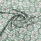 Green Handblock Traditional Foil Print Cotton Fabric Trade UNO