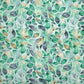 Green Leaf With Lurex Print Rayon Fabric Trade UNO