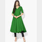 Green Solid Georgette Fabric Trade UNO
