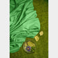 Green Solid Jacquard Cotton Fabric, Plain Weave 48 Inches, TU-1977