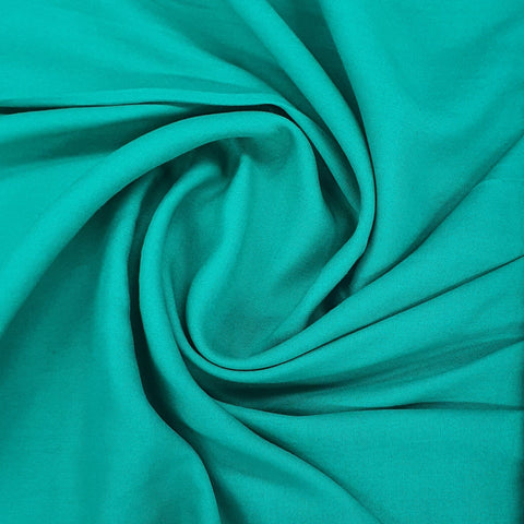 Green Solid Rayon Fabric Trade UNO