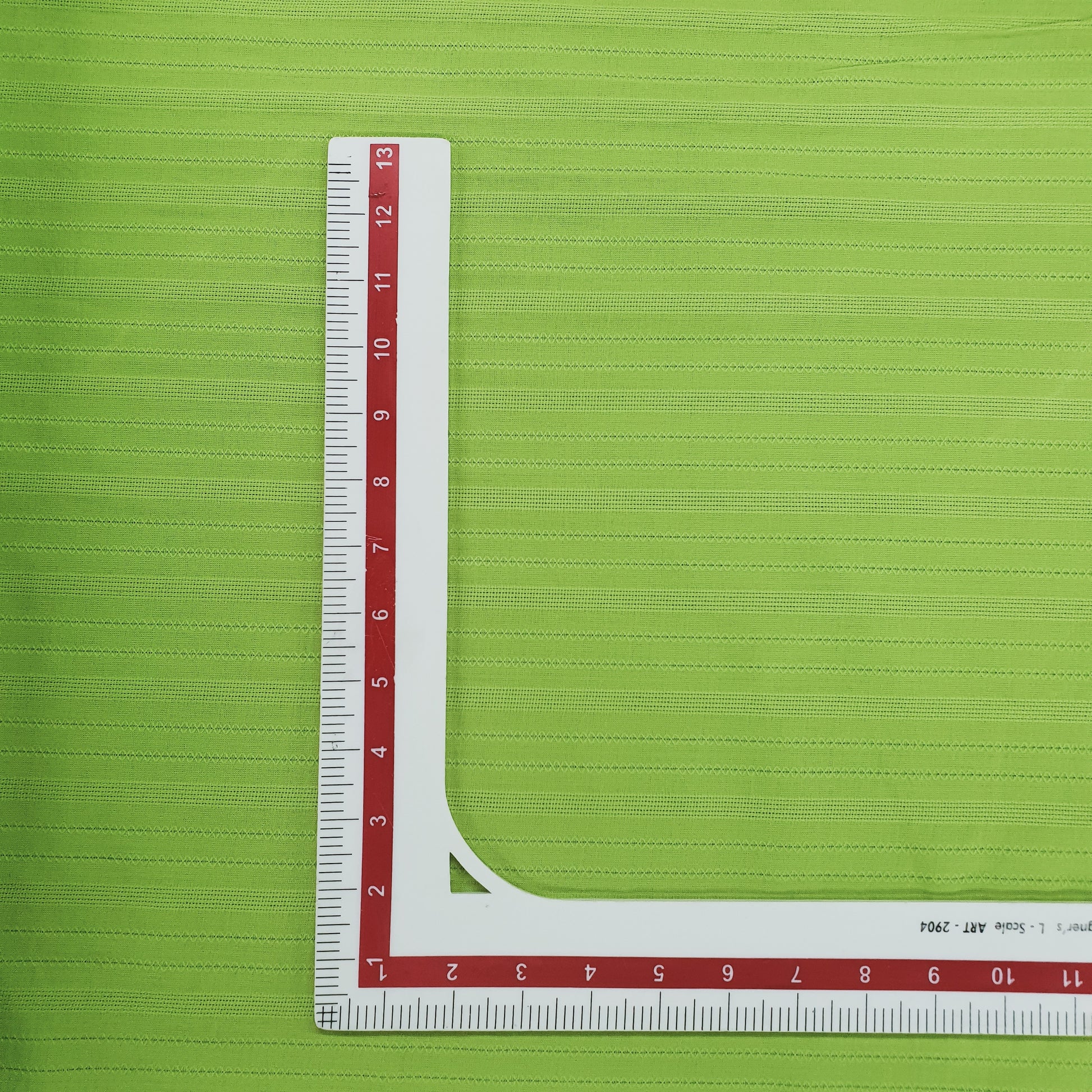 Green Stripe Jacquard Cotton Fabric Trade UNO