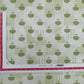 Green & White Floral Print Cotton Fabrc Trade UNO