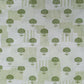 Green & White Floral Print Cotton Fabrc Trade UNO
