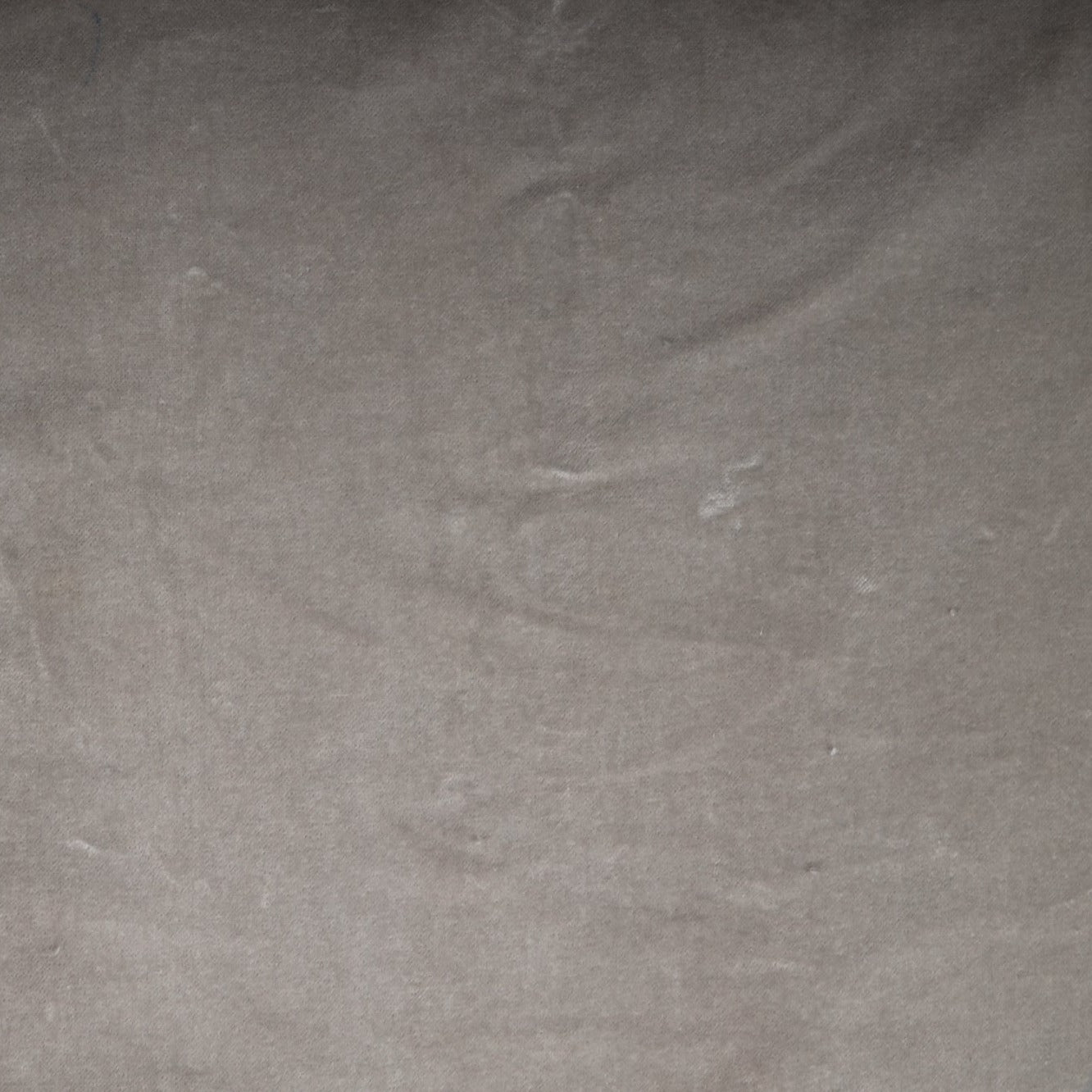 Grey Solid Cotton Velvet Fabric Trade UNO