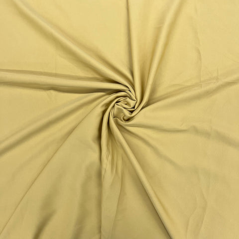 Banana Yellow Solid Banana Crepe Fabric - TradeUNO