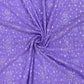 Purple Foil Print Knitted Lycra Fabric - TradeUNO