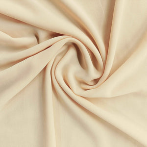 Yellow Solid Georgette Fabric