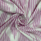White With Pink Ikkat Cotton Fabric - TradeUNO