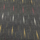 Grey With Multicolor Ikkat Cotton Fabric - TradeUNO